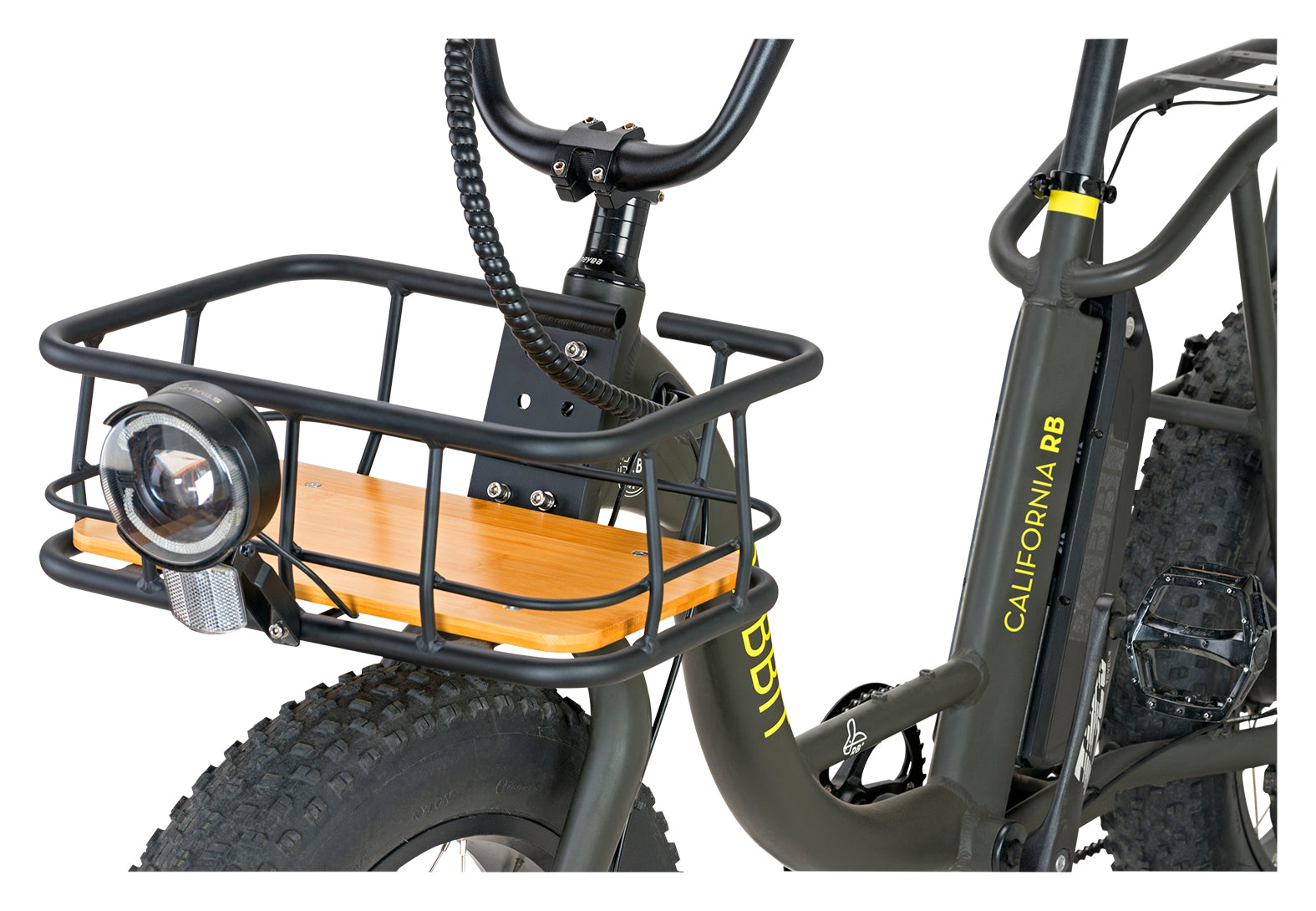 Canasto Metálico Frontal Montado – Rabbit Bikes