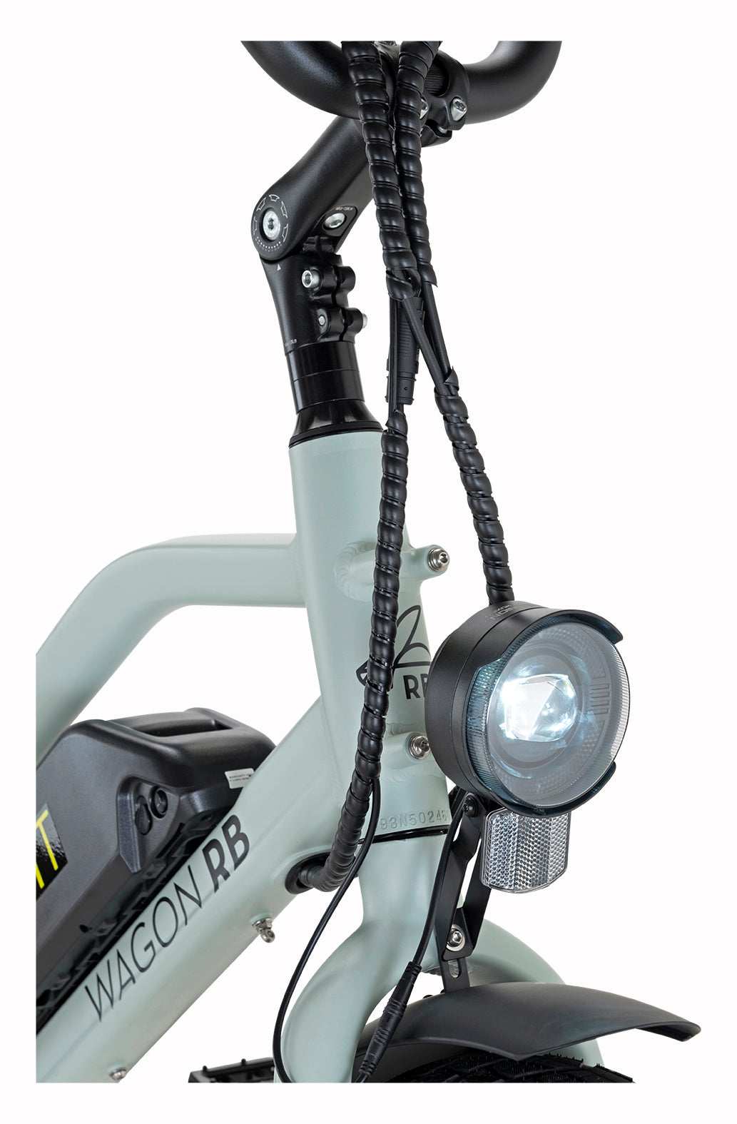 NUEVA ⚡️ Bicicleta Electrica Rabbit Wagon celeste