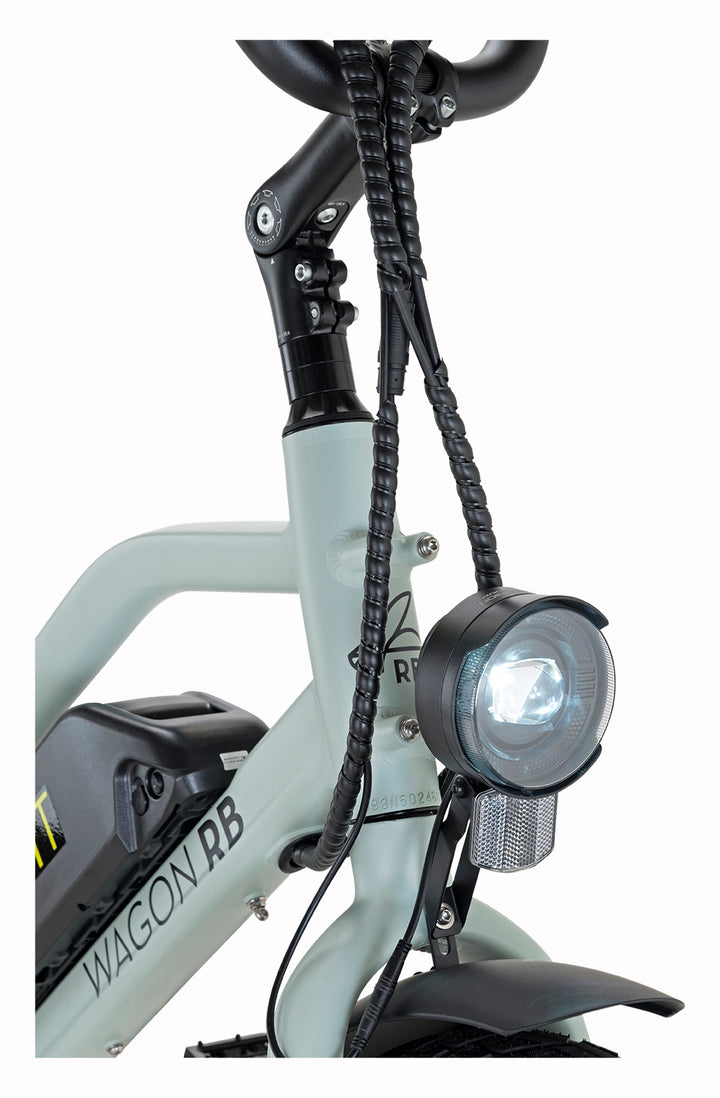 NUEVA ⚡️ Bicicleta Electrica Rabbit Wagon celeste