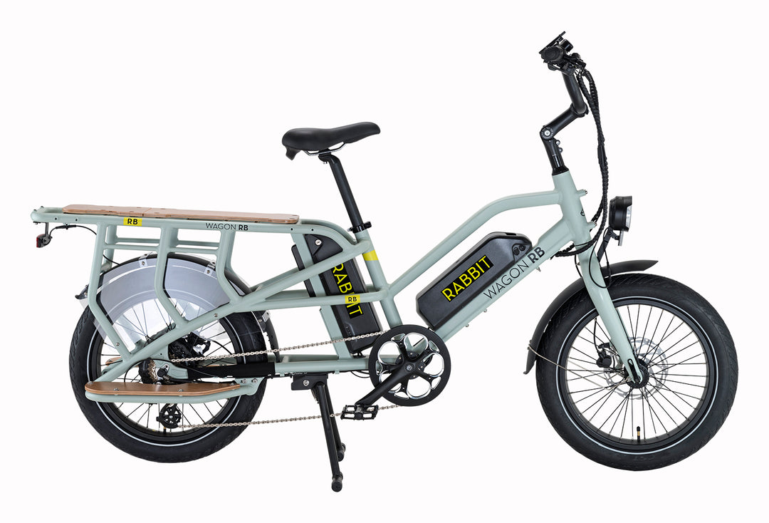 NUEVA ⚡️ Bicicleta Electrica Rabbit Wagon celeste – Rabbit Bikes