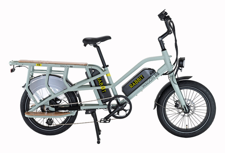 NUEVA ⚡️ Bicicleta Electrica Rabbit Wagon celeste