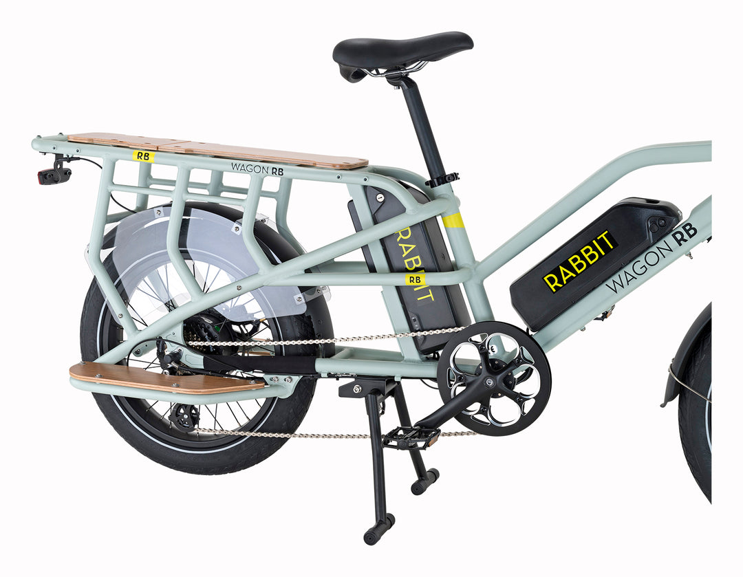 NUEVA ⚡️ Bicicleta Electrica Rabbit Wagon celeste