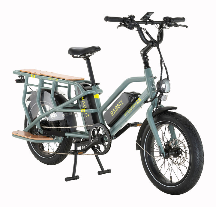 NUEVA ⚡️ Bicicleta Electrica Rabbit Wagon verde