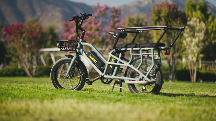 NUEVA ⚡️ Bicicleta Electrica Rabbit Wagon verde