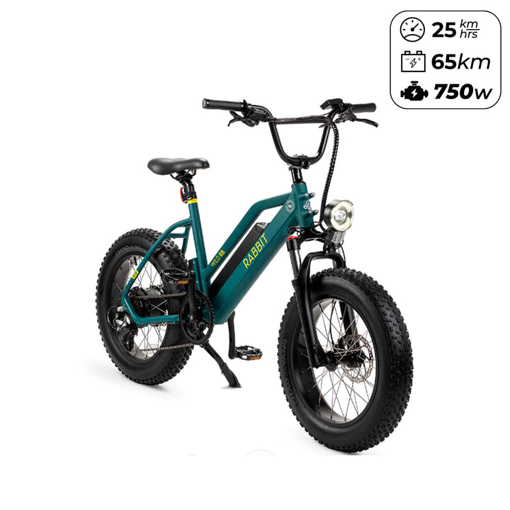 Bicicleta Eléctrica Wild Verde Oscuro