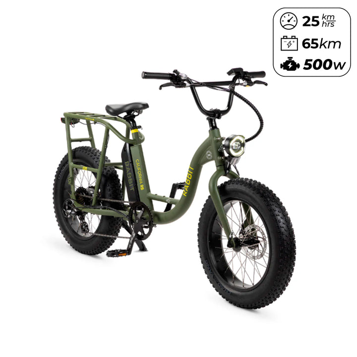 Bicicleta Eléctrica California Verde